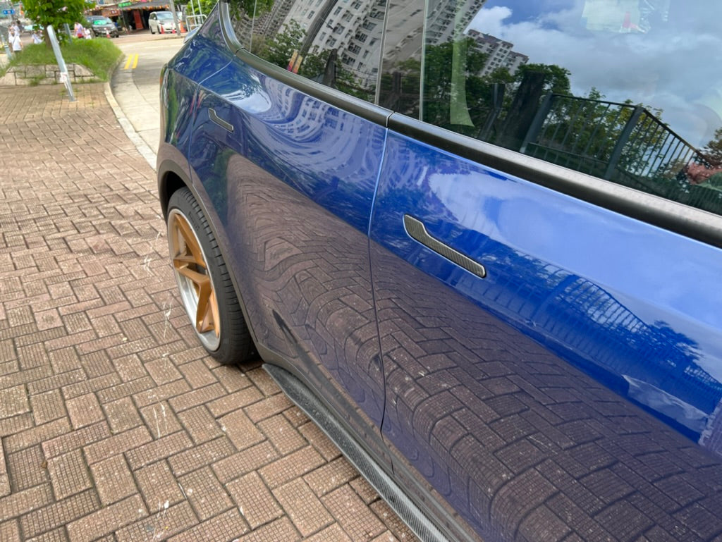 Model 3/Y Dry Carbon Door Handle Cover (Gloss Carbon Fiber)