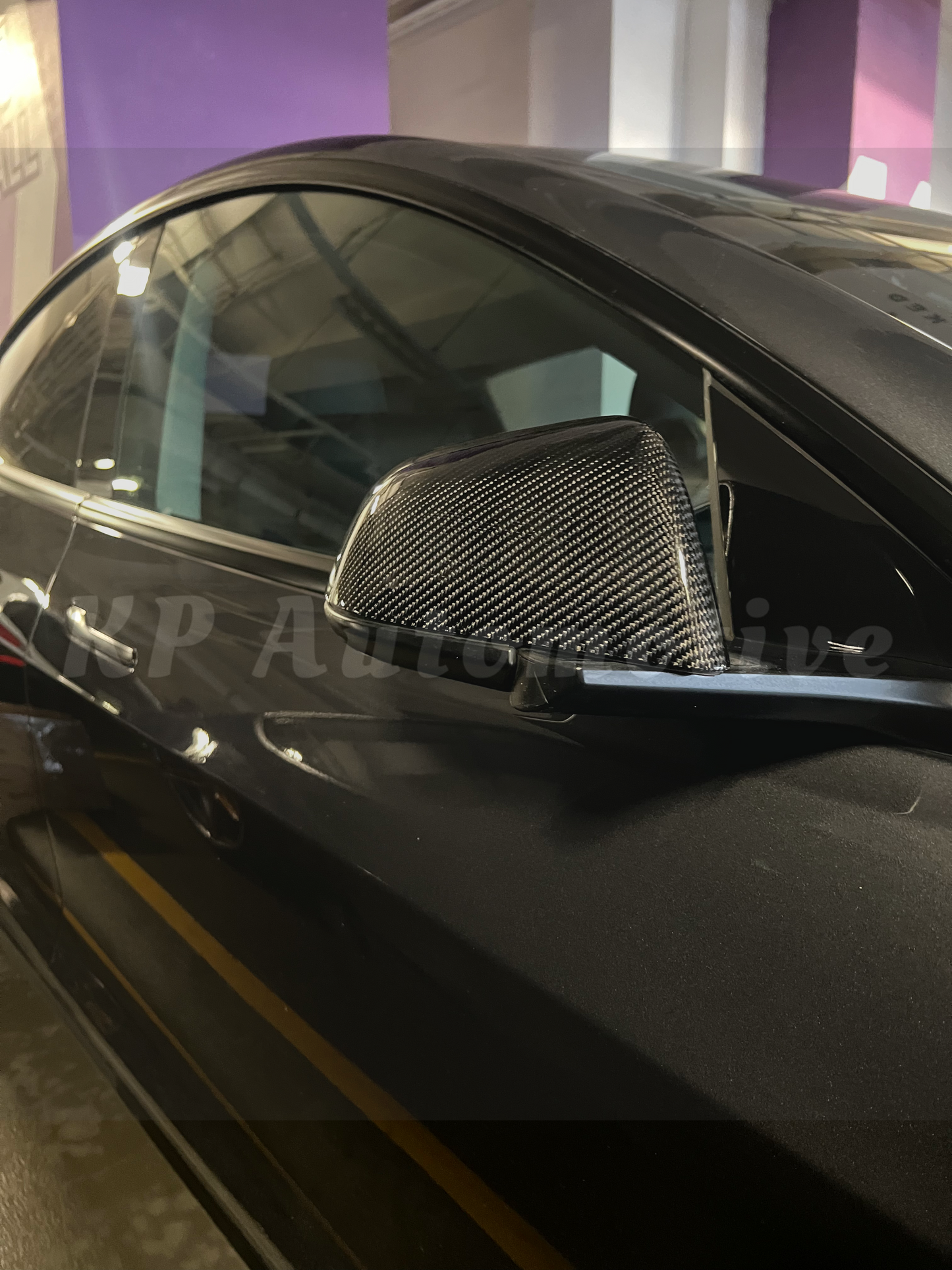 Model 3 Gloss Carbon Replacement Mirror Cap