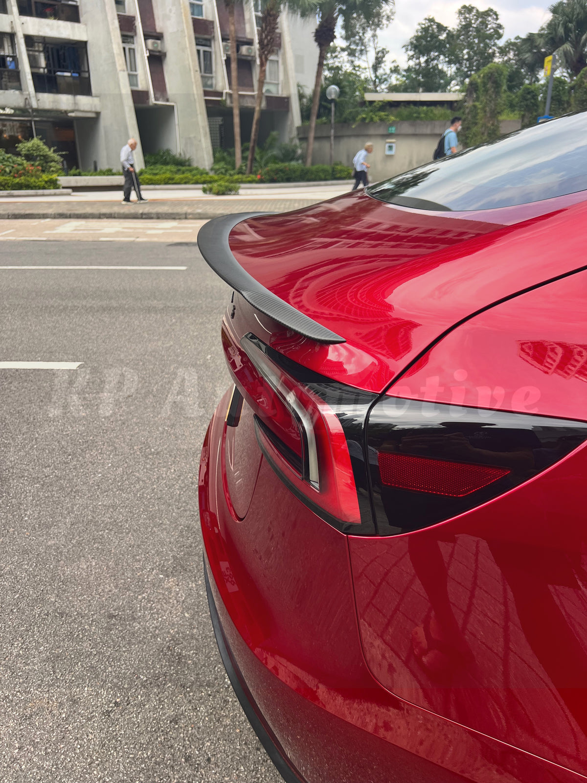 KPA Model 3 Highland Matte Carbon Performance Style Spoiler