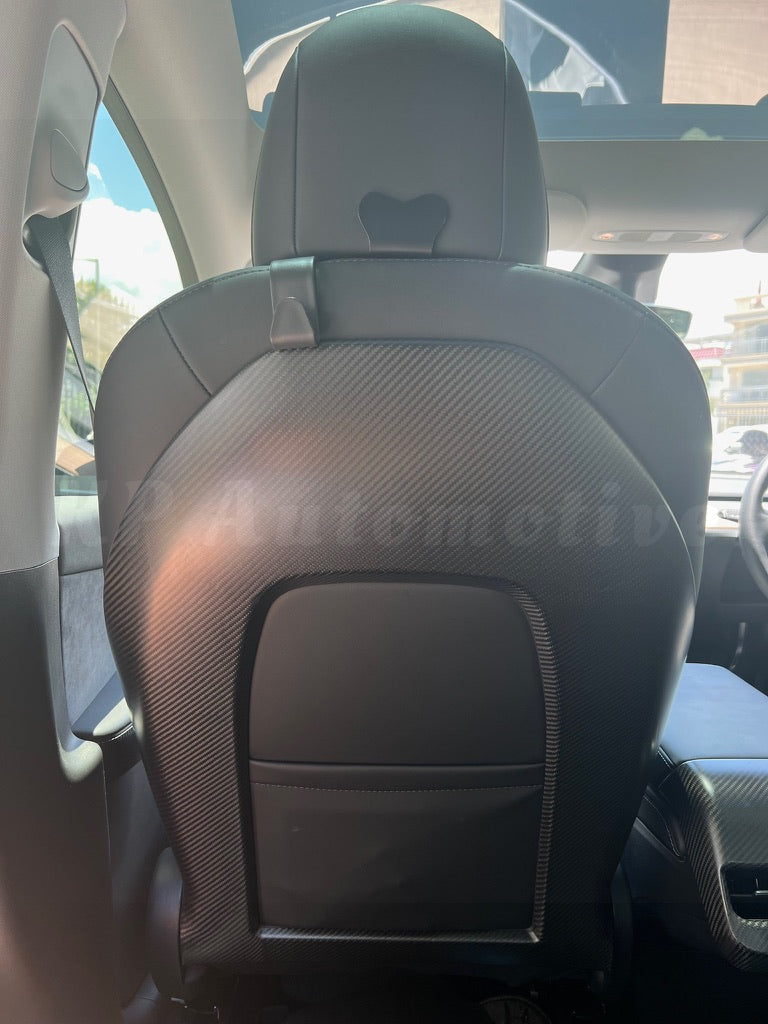 Model 3/Y Dry Carbon Seat Back Cover (Matte)