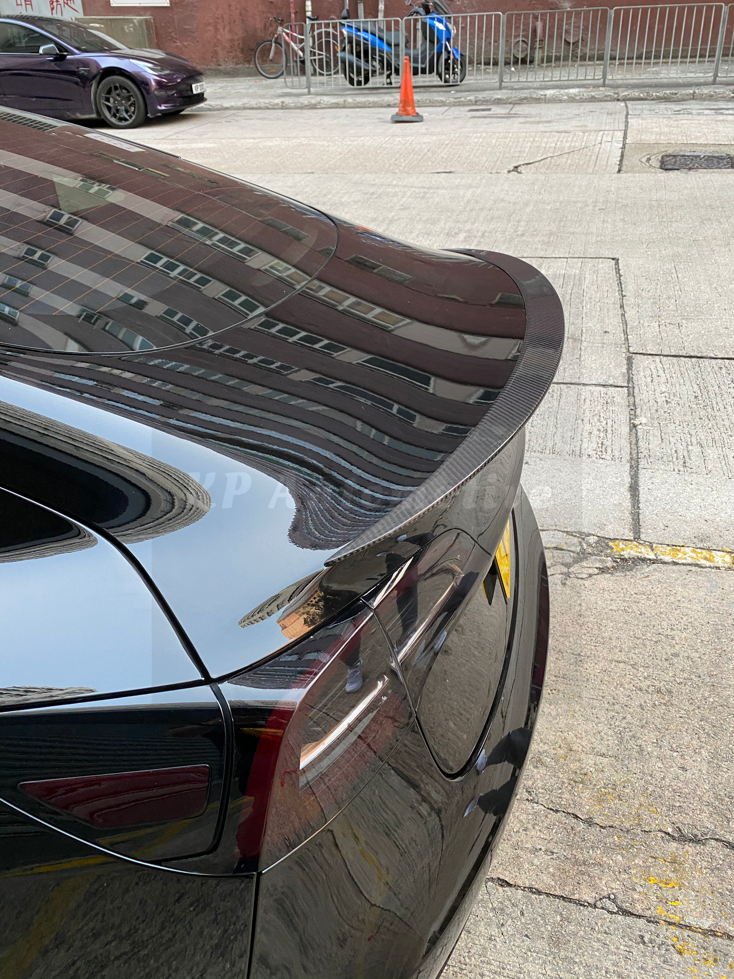 KPA Model 3 Gloss Carbon Performance Spoiler