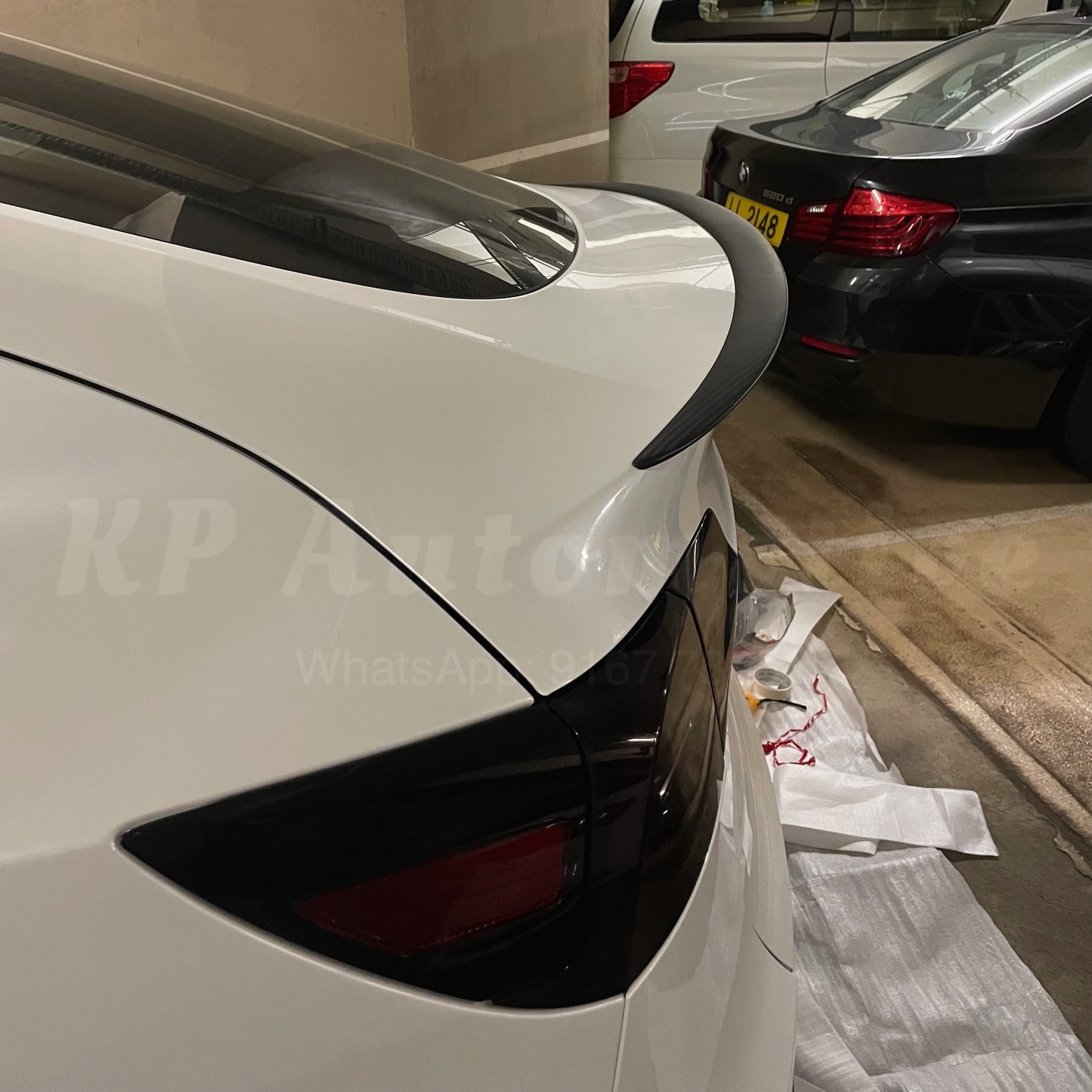 KPA Model Y Dry Carbon Performance Style Spoiler (Matte Finish)