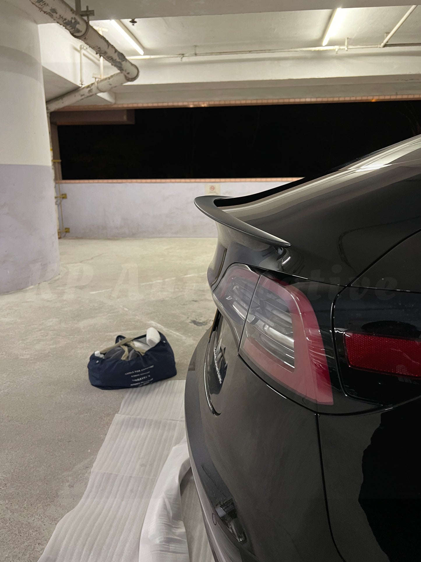 KPA Model 3 Matte Carbon Performance Style Spoiler