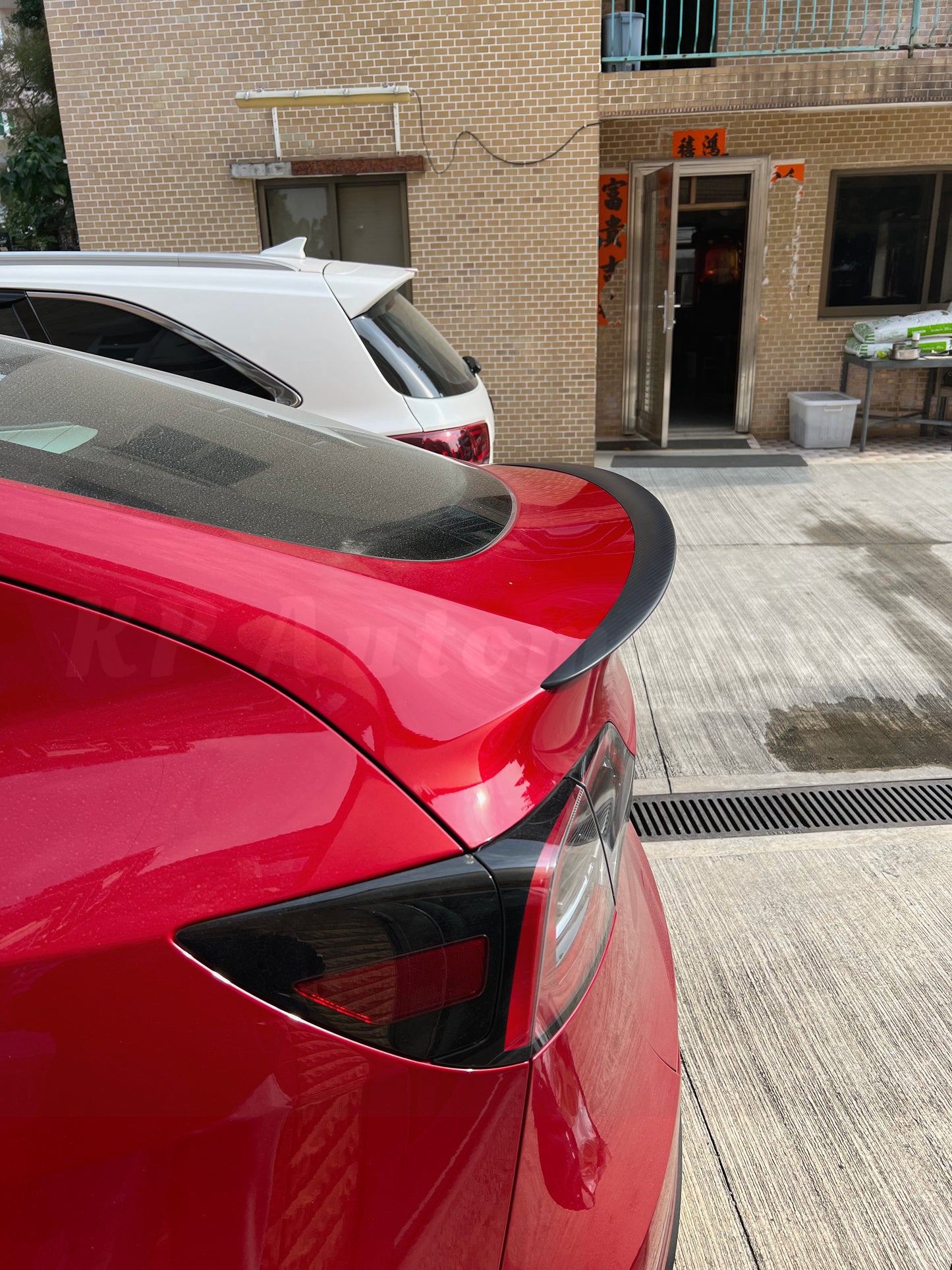 KPA Model Y Dry Carbon Performance Style Spoiler (Matte Finish)